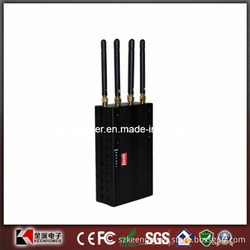 6 Antennas Handheld WiFi GPS Cell Phone Jammer